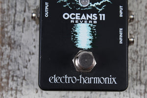 Electro Harmonix Oceans 11 Reverb Pedal Electric Guitar Reverb Effects Pedal