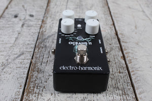 Electro Harmonix Oceans 11 Reverb Pedal Electric Guitar Reverb Effects Pedal