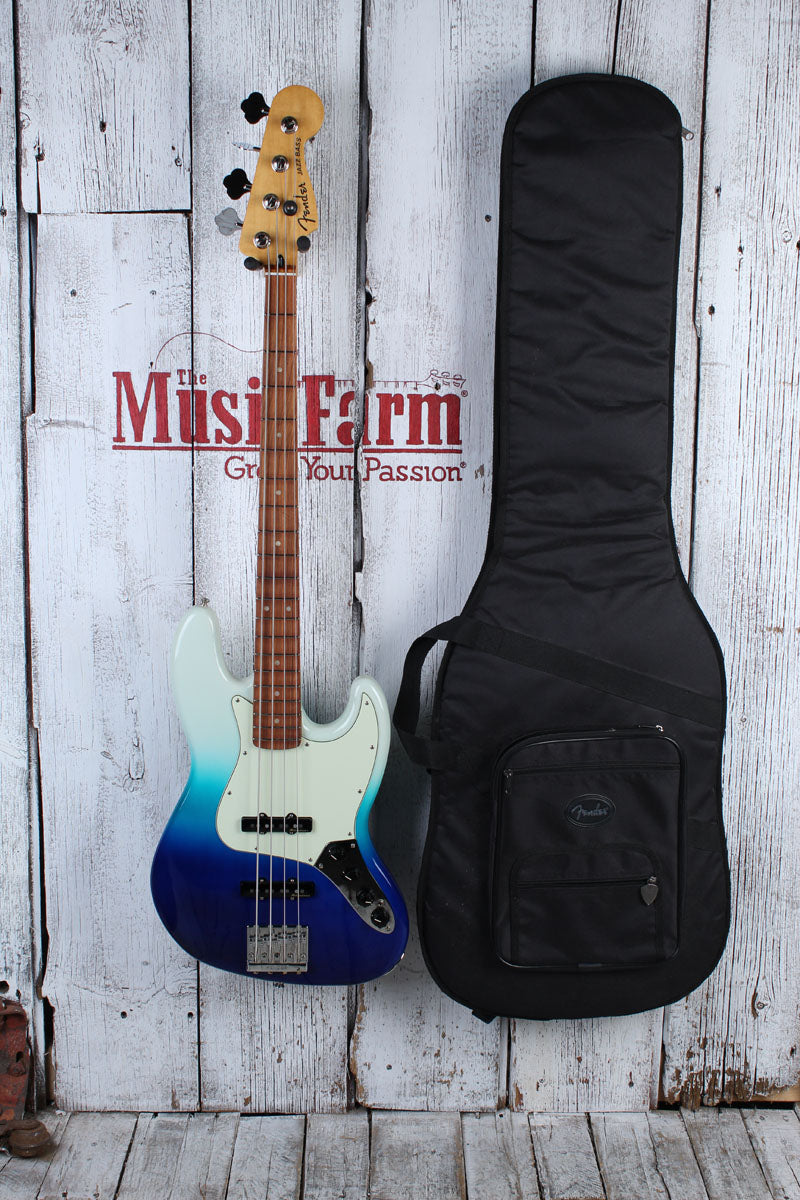 Fender Player Plus Jazz Bass 4 String Electric Bass Guitar Belair Blue w Gig Bag Secondary image
