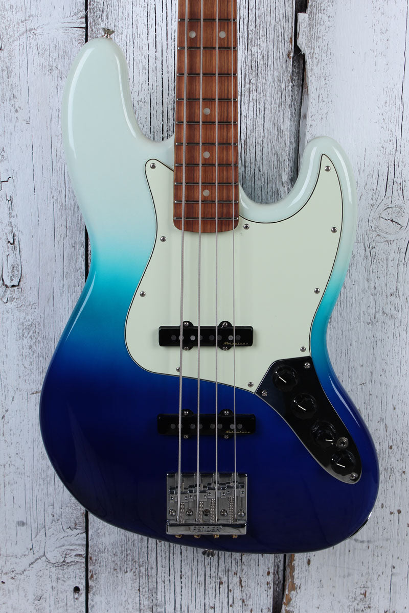 Fender Player Plus Jazz Bass 4 String Electric Bass Guitar Belair Blue w Gig Bag Main image