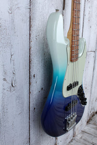 Fender Player Plus Jazz Bass 4 String Electric Bass Guitar Belair Blue w Gig Bag