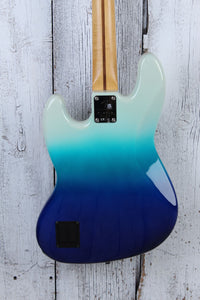 Fender Player Plus Jazz Bass 4 String Electric Bass Guitar Belair Blue w Gig Bag