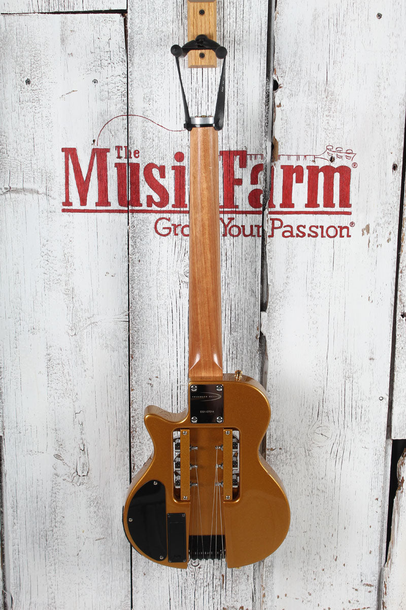 Traveler Guitar Escape EG-1 Electric Guitar Vintage Gold with Gig Bag
