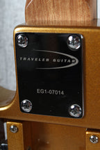 Traveler Guitar Escape EG-1 Electric Guitar Vintage Gold with Gig Bag