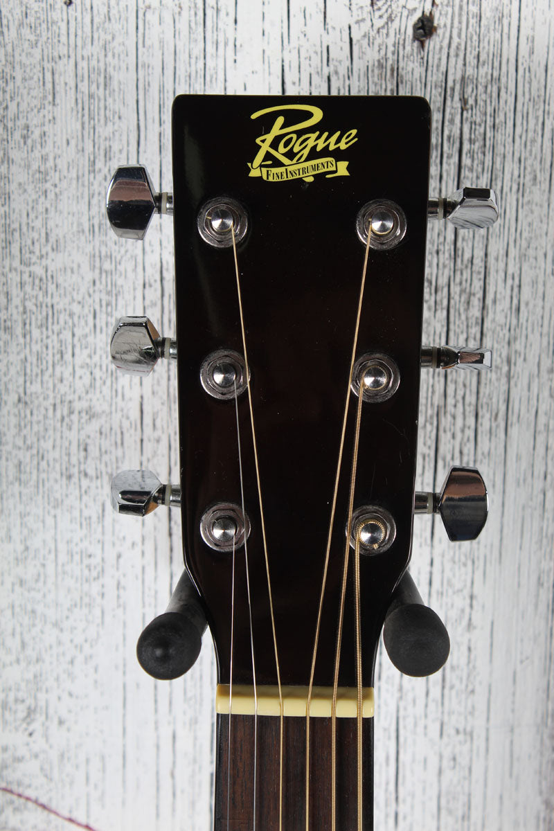 Rogue RG-624 Left Handed Dreadnought Acoustic Guitar Natural with Hardshell Case
