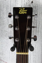 Rogue RG-624 Left Handed Dreadnought Acoustic Guitar Natural with Hardshell Case