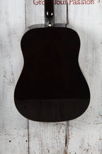 Rogue RG-624 Left Handed Dreadnought Acoustic Guitar Natural with Hardshell Case