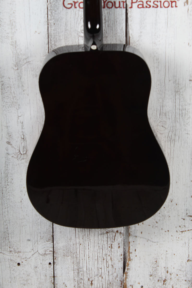 Rogue RG-624 Left Handed Dreadnought Acoustic Guitar Natural with Hardshell Case