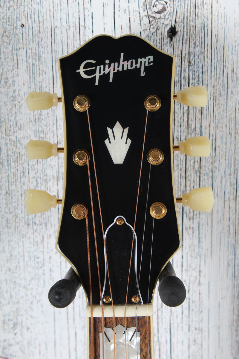 Epiphone J-200 Super Jumbo Acoustic Electric Guitar Aged Vintage Sunburst Gloss