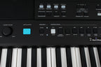 Yamaha PSR-E483 61 Key Portable Keyboard with Power Supply and Music Rest