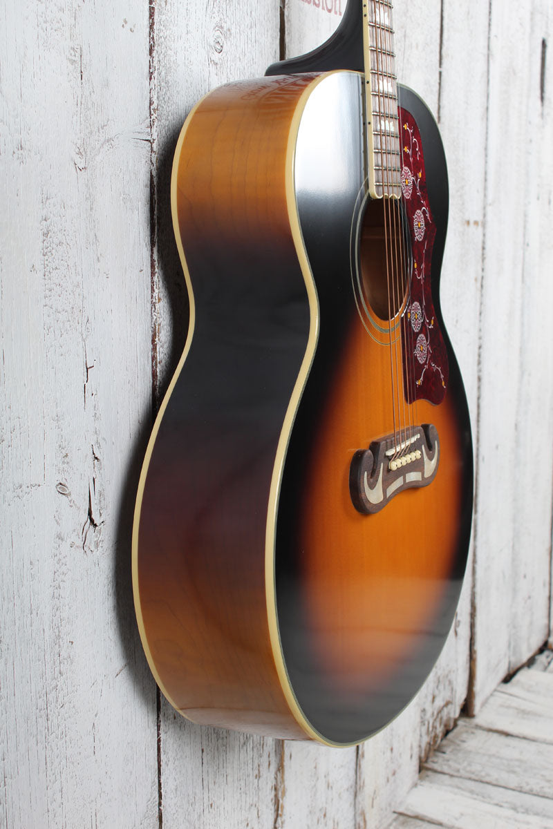 Epiphone J-200 Super Jumbo Acoustic Electric Guitar Aged Vintage Sunburst Gloss