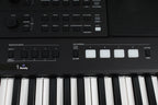 Yamaha PSR-E483 61 Key Portable Keyboard with Power Supply and Music Rest