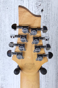 Schecter C-8 Deluxe 8 String Solid Body Electric Guitar Satin Black Finish