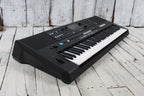 Yamaha PSR-E483 61 Key Portable Keyboard with Power Supply and Music Rest