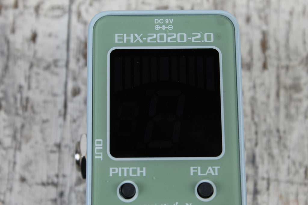 Electro-Harmonix EHX-2020 V2 Pedal Tuner Electric Guitar Chromatic Tuner Effects Pedal