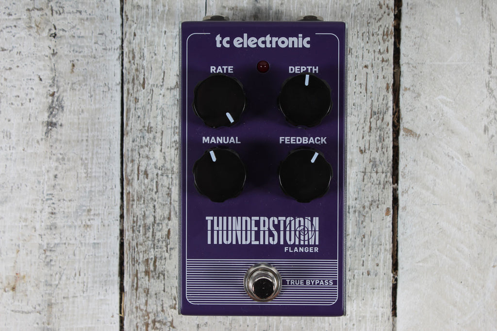 TC Electronic Thunderstorm Flanger Pedal Electric Guitar Flanger Effects Pedal