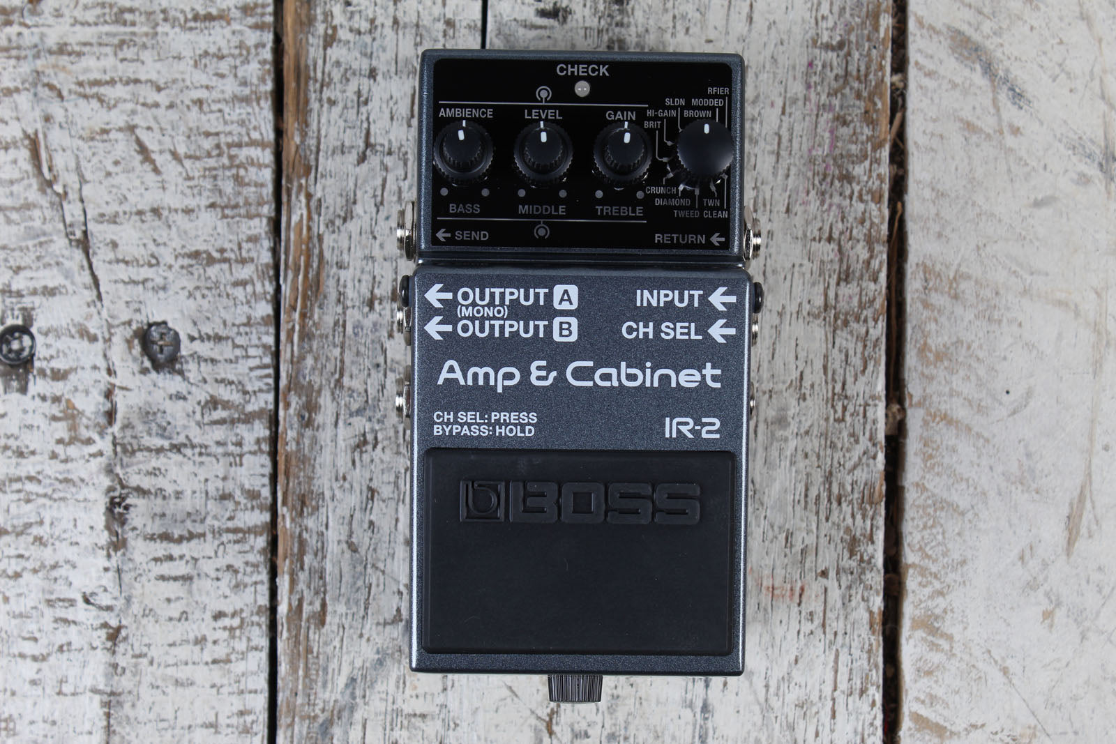 Boss IR-2 Amp & IR Cabinet Pedal Amplifier Simulator Guitar Effects Pedal