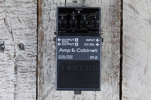 Boss IR-2 Amp & IR Cabinet Pedal Amplifier Simulator Guitar Effects Pedal