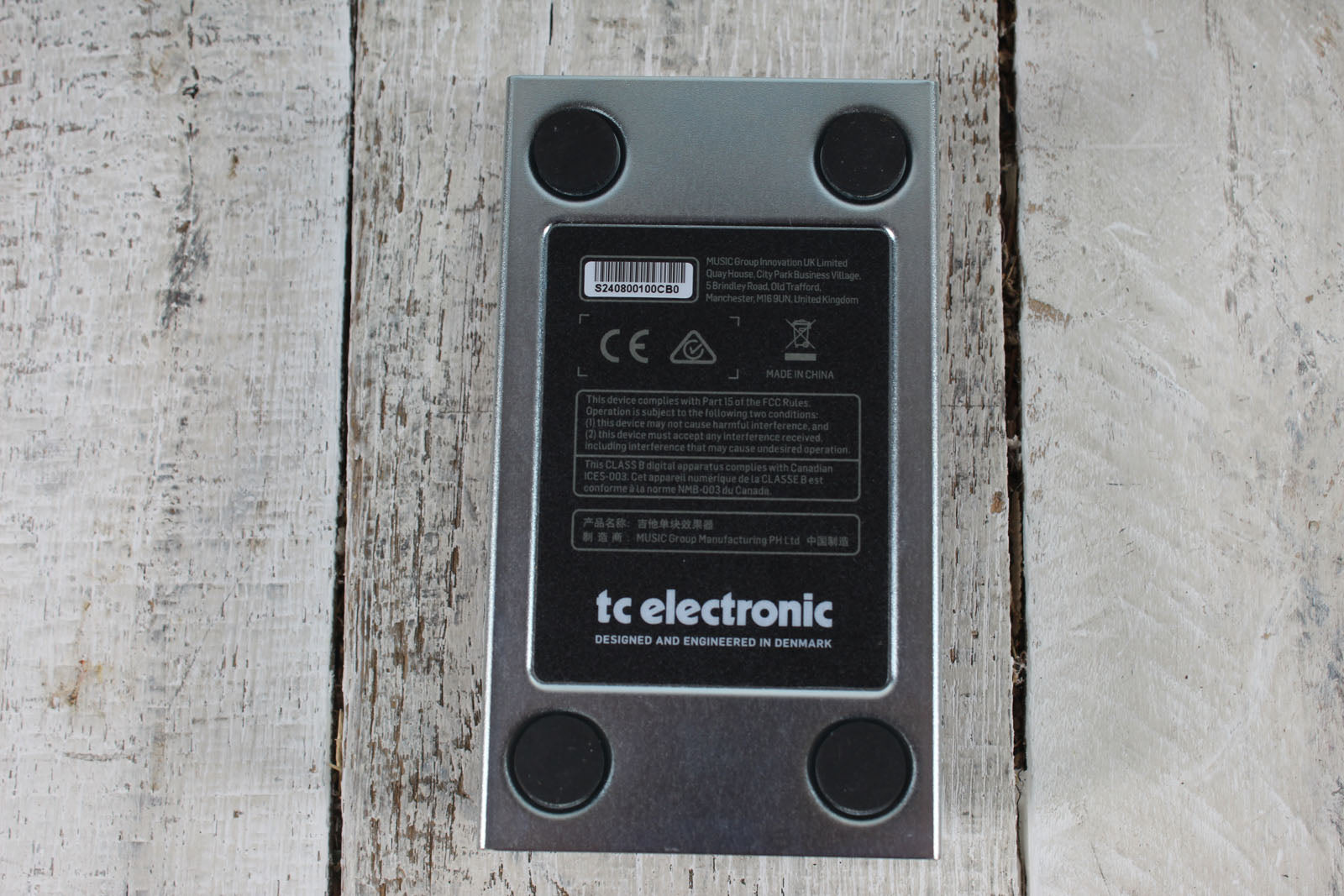 TC Electronic Thunderstorm Flanger Pedal Electric Guitar Flanger Effects Pedal
