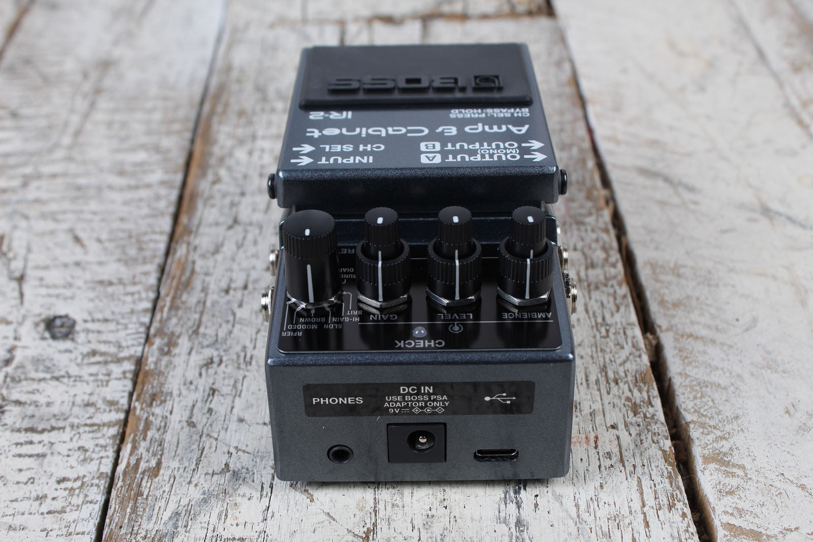Boss IR-2 Amp & IR Cabinet Pedal Amplifier Simulator Guitar Effects Pedal