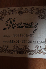 Load image into Gallery viewer, Ibanez Sage Series SGT120L Left Handed Acoustic Guitar Natural