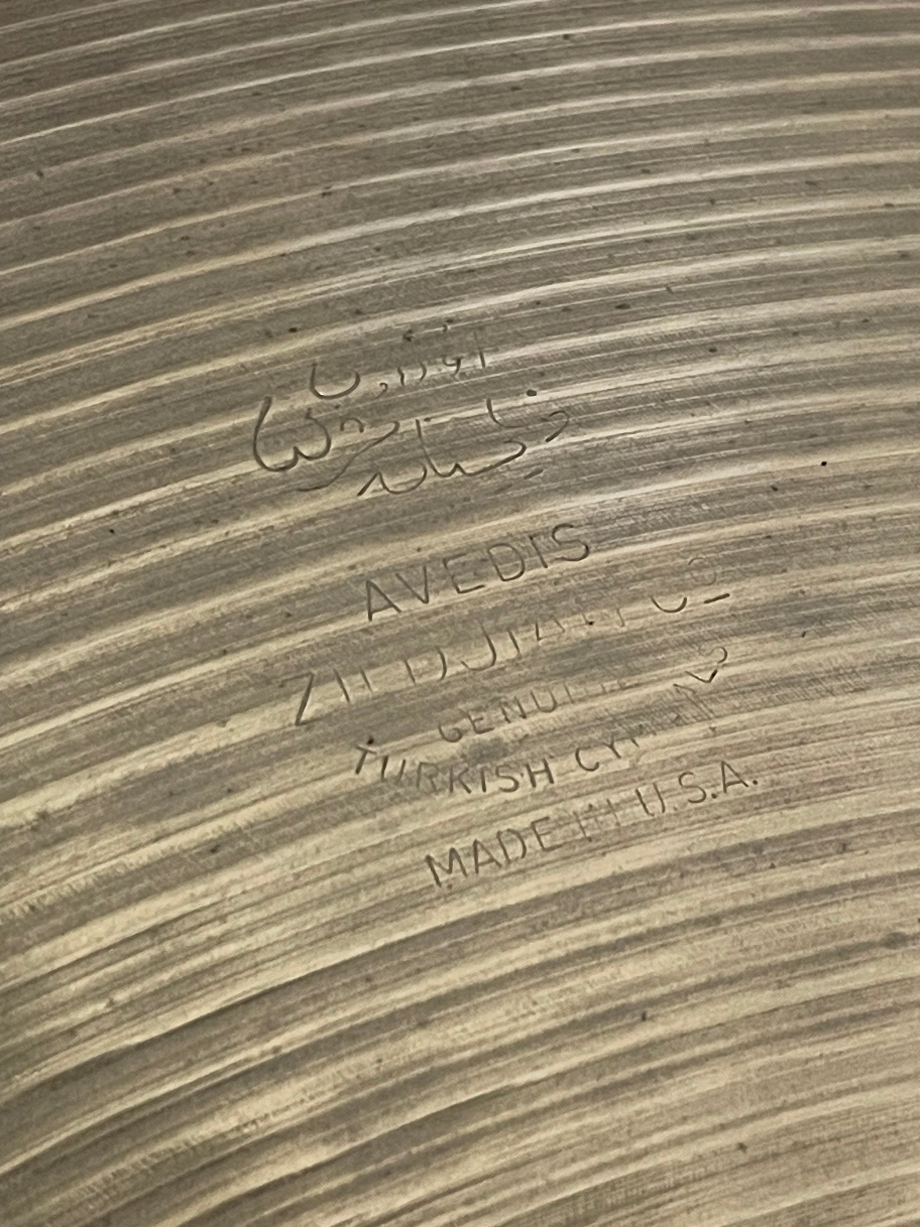 Zildjian Avedis 20 Inch Ride Cymbal 20" Ride Drum Cymbal