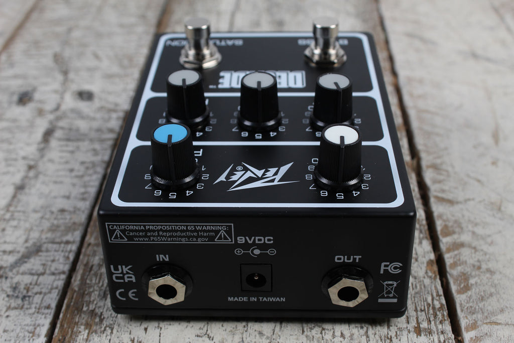 Peavey Decade Preamp Pedal Electric Guitar Preamp Effects Pedal