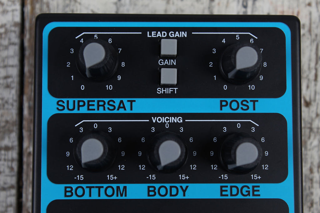 Peavey Bandit Supreme Teal Stripe Preamp Electric Guitar Preamp Effects Pedal
