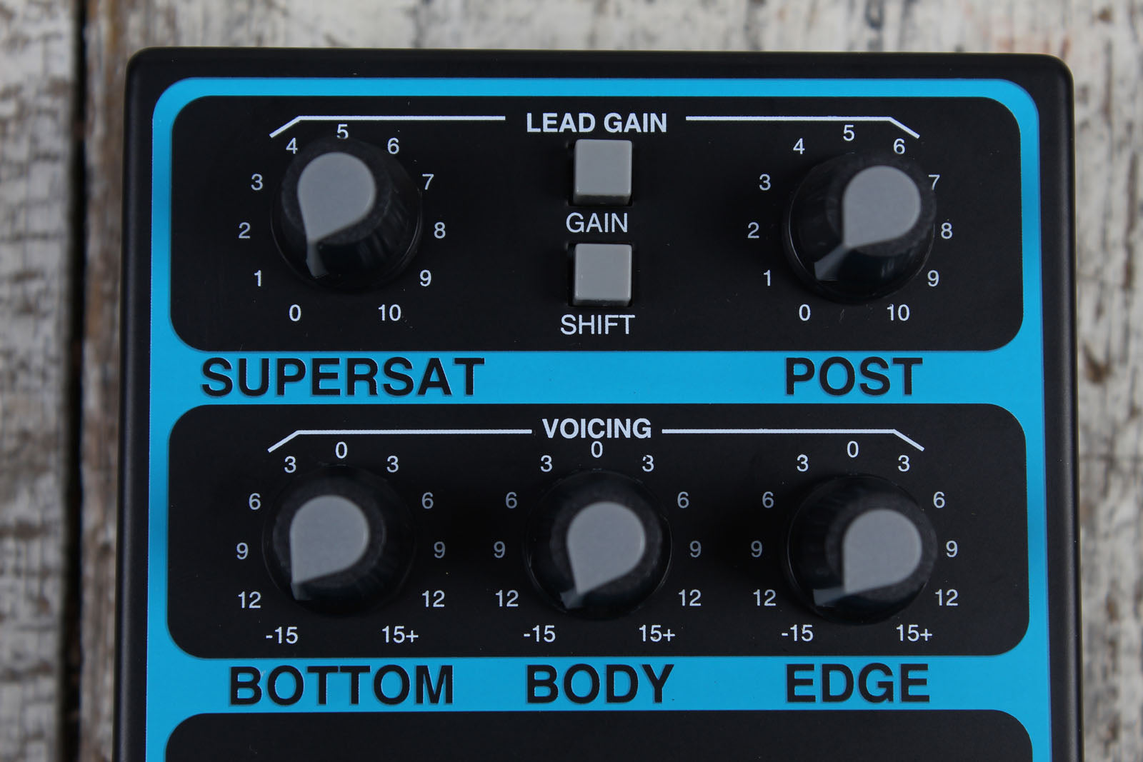 Peavey Bandit Supreme Teal Stripe Preamp Electric Guitar Preamp Effects Pedal