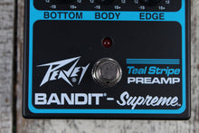 Load image into Gallery viewer, Peavey Bandit Supreme Teal Stripe Preamp Electric Guitar Preamp Effects Pedal