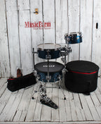 Tama Cocktail Jam CJB46 4 Piece Drum Shell Kit with Snare Drum Indigo Sparkle