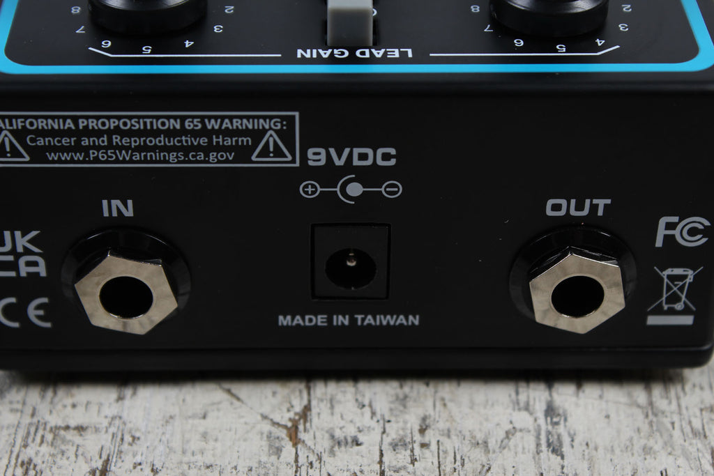 Peavey Bandit Supreme Teal Stripe Preamp Electric Guitar Preamp Effects Pedal