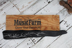 Levy's MG317NL-003 Night Life Series Guitar Strap Glow in the Dark Lightning Bolt