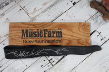 Load image into Gallery viewer, Levy&#39;s MG317NL-003 Night Life Series Guitar Strap Glow in the Dark Lightning Bolt
