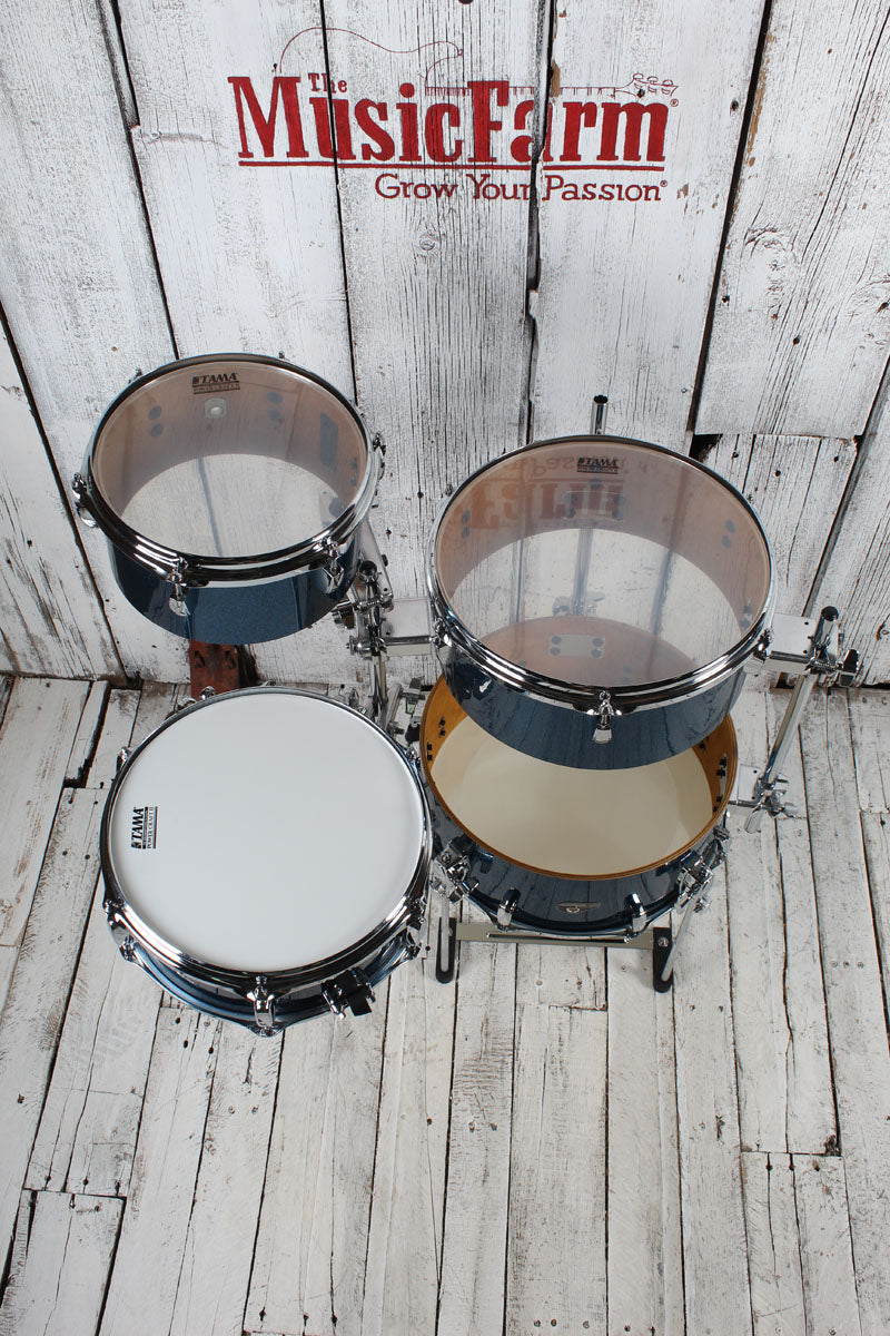 Tama Cocktail Jam CJB46 4 Piece Drum Shell Kit with Snare Drum Indigo Sparkle
