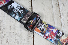 Load image into Gallery viewer, Levy&#39;s MP2H-001 2&quot; Wide Polyester Guitar Strap with Tri-Glide Adjustment Horror Classics