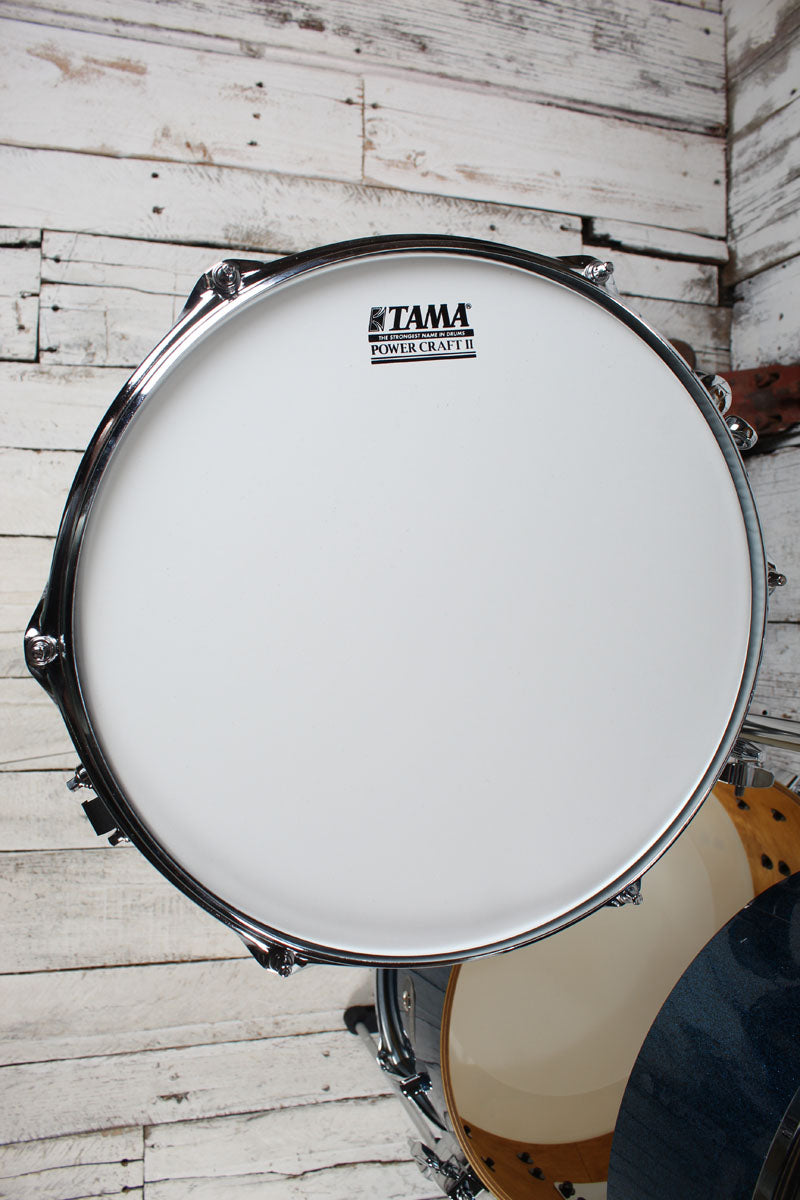 Tama Cocktail Jam CJB46 4 Piece Drum Shell Kit with Snare Drum Indigo Sparkle