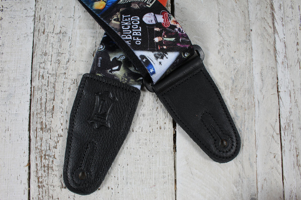Levy's MP2H-001 2" Wide Polyester Guitar Strap with Tri-Glide Adjustment Horror Classics