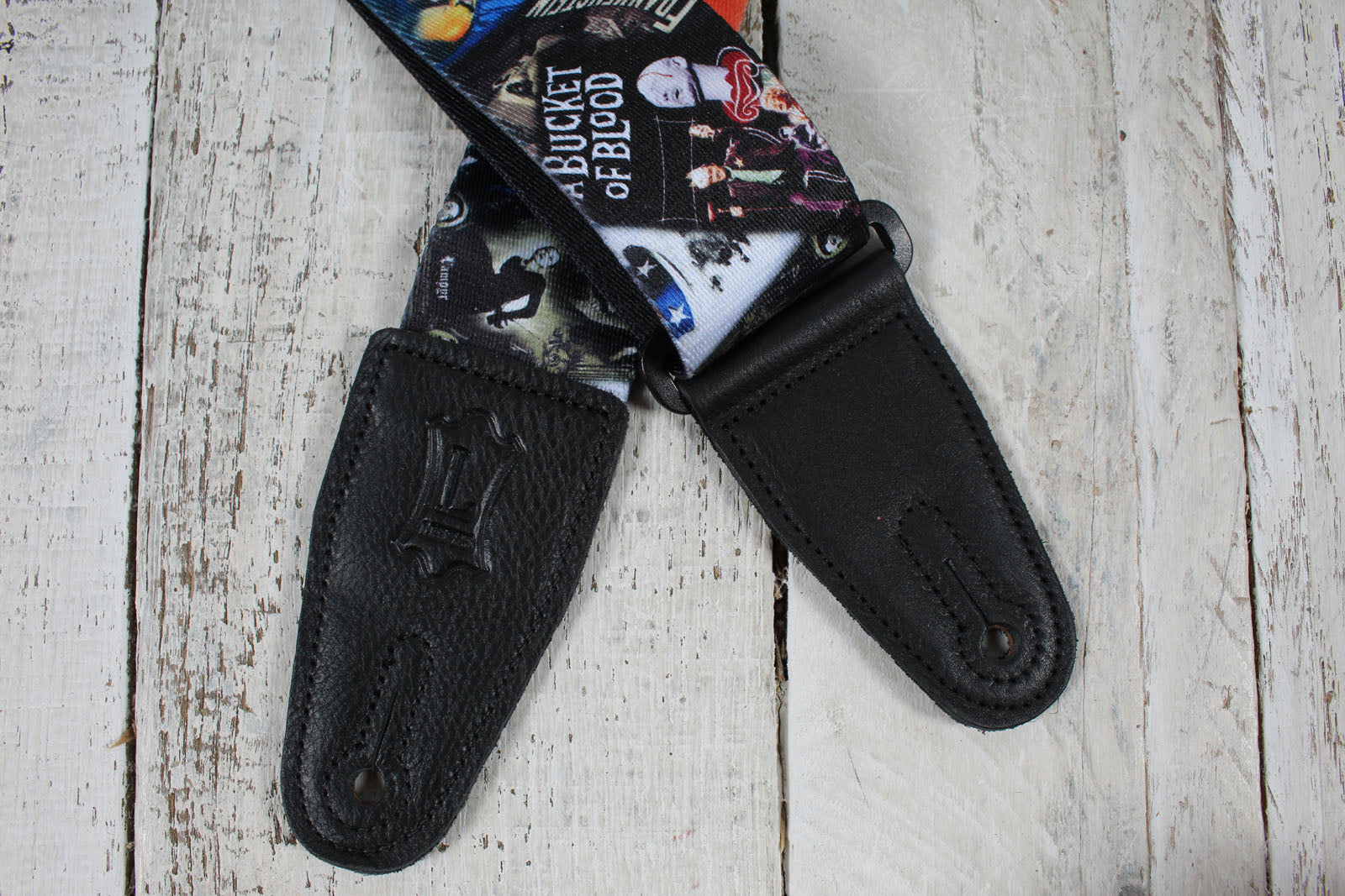 Levy's MP2H-001 2" Wide Polyester Guitar Strap with Tri-Glide Adjustment Horror Classics