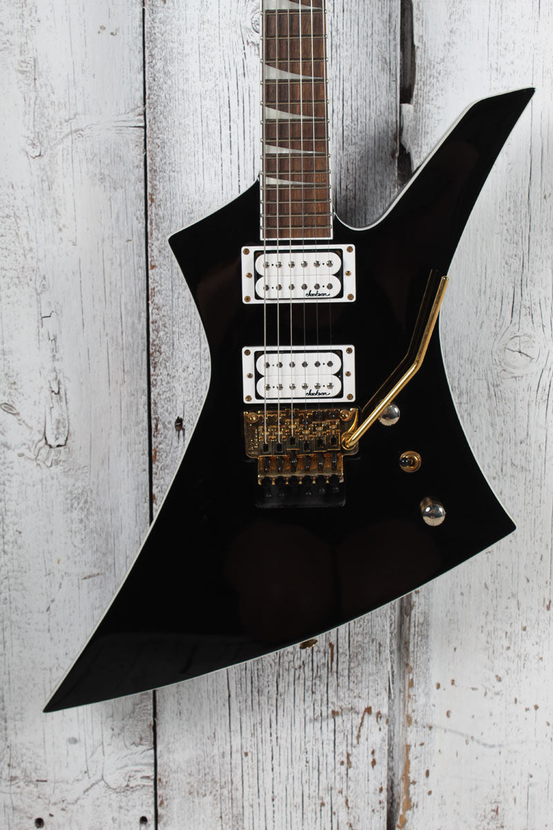 Jackson 2021 X Series Kelly KEX Solid Body Electric Guitar Gloss Black Finish
