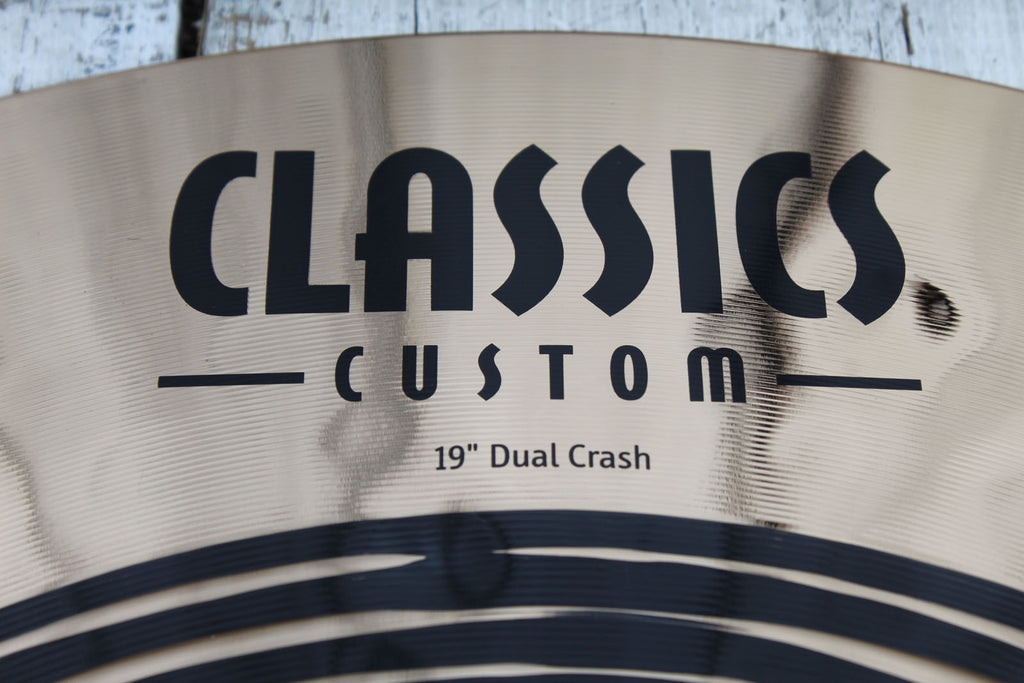 Meinl CC19DUC 19 Inch Classics Custom Dual Crash 19" Crash Drum Cymbal