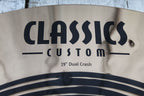 Meinl CC19DUC 19 Inch Classics Custom Dual Crash 19" Crash Drum Cymbal