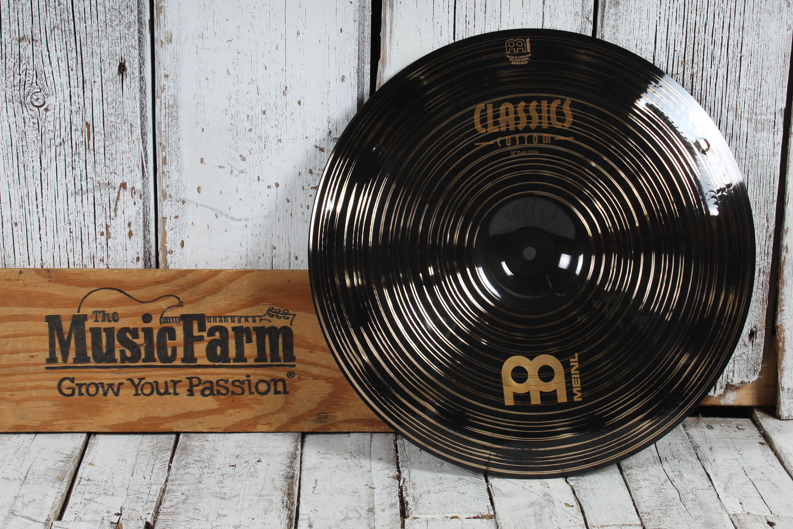 Meinl CC18DACH Classics Custom Dark 18 Inch Dark China Cymbal China Drum Cymbal Secondary image