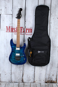 Charvel Pro-Mod Plus San Dimas Style 1 HH FR CM Electric Guitar with Gig Bag