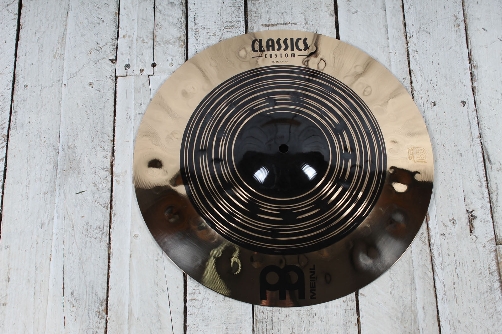 Meinl CC16DUC 16 Inch Classics Custom Dual Crash 16" Crash Drum Cymbal