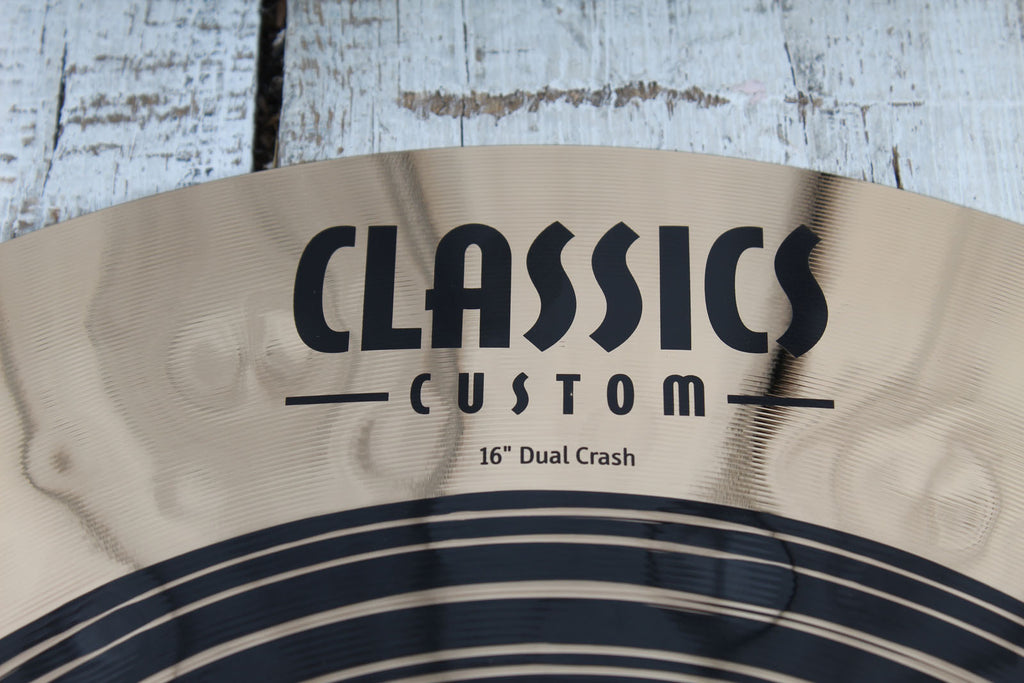 Meinl CC16DUC 16 Inch Classics Custom Dual Crash 16" Crash Drum Cymbal