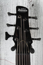 Ibanez Gio GSR206SM 6 String Electric Bass Guitar Charcoal Brown Burst