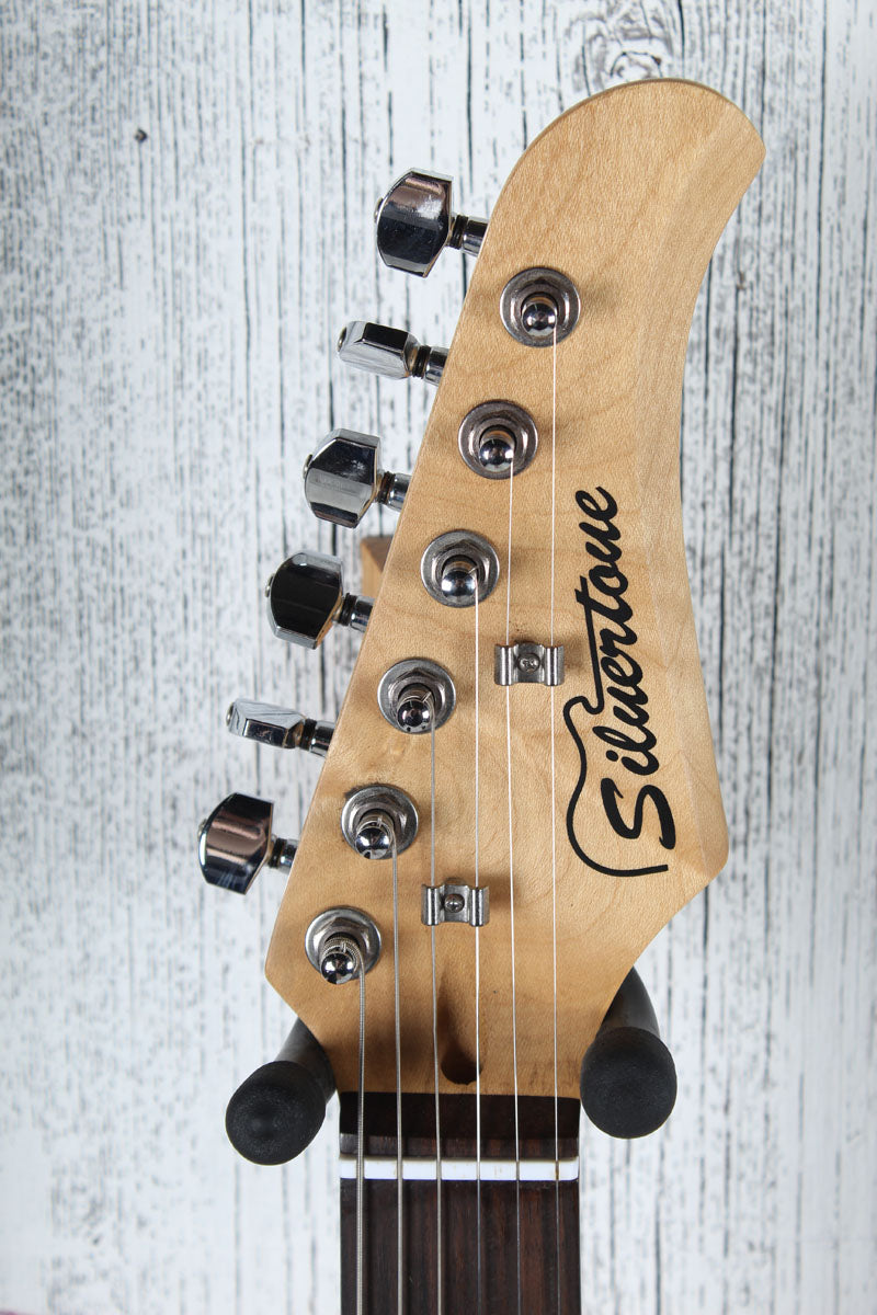 Silvertone Revolver SS15 Double Cutaway Solid Body Electric Guitar