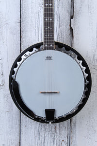 Oscar Schmidt OB5SP 5 String Spalt Maple Banjo with 30 Bracket Tone Ring Natural
