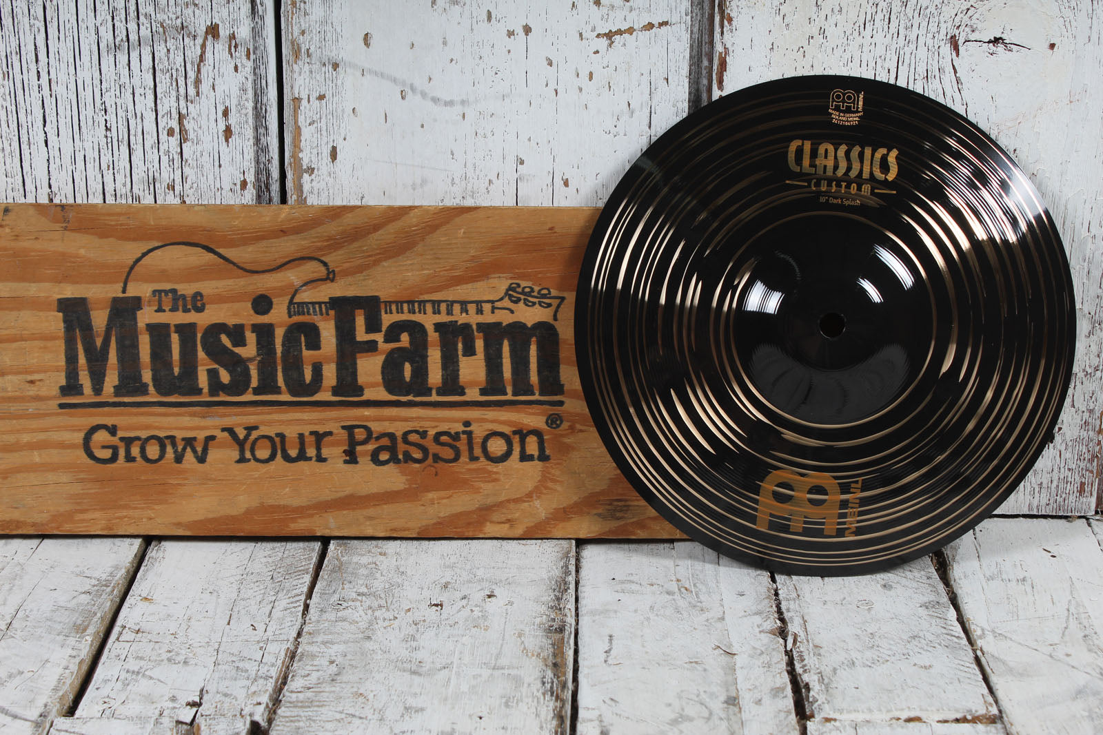 Meinl CC10DAS Customs Classic 10 Inch Dark Splash Cymbal 10 Inch Splash Cymbal Secondary image